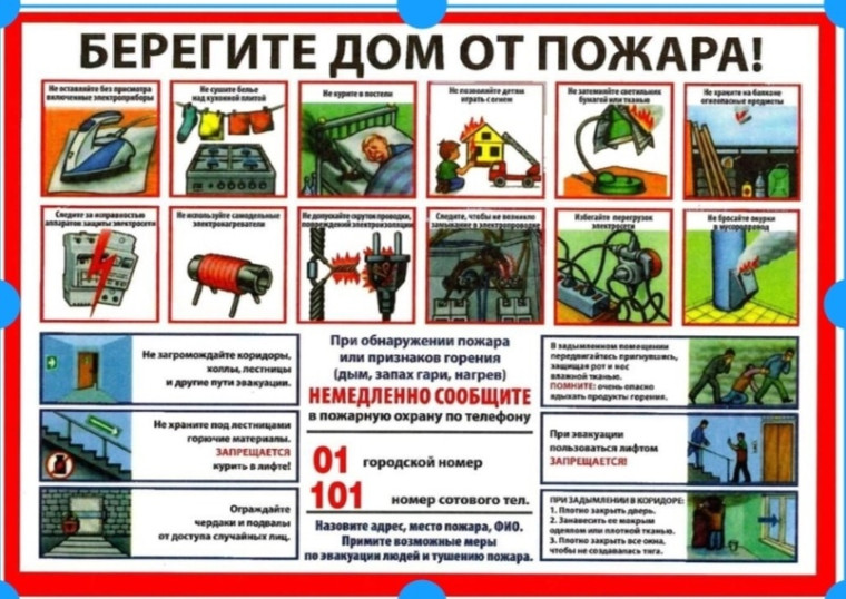 БЕРЕГИТЕ ДОМ ОТ ПОЖАРА!.